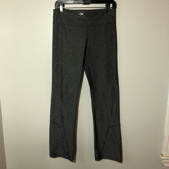 North Face womens M charcoal grey flash dry leggings pants flare leg gorpcore - Picture 1 of 12